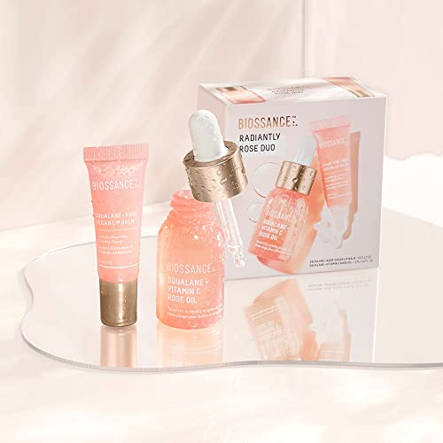 Rose vegan lip balm with squalane. - Image 2