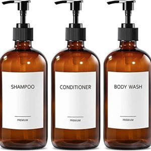 Dual Action 2-in-1 Body Wash Shampoo Dispenser for Shower Use