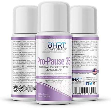 Pro Pause 25 Natural Progesterone Body Cream
