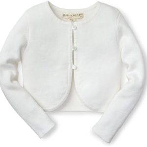 Cream cardigan for babies.