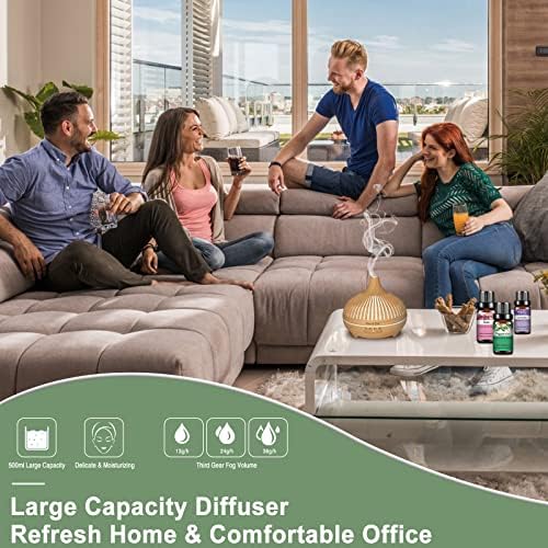 Aroma Aria Ultrasonic Essential Oil Diffuser for Modern Home 300ml Capacity - Image 4
