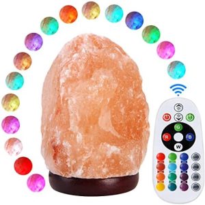 Salt lamp for bed and bath use.
