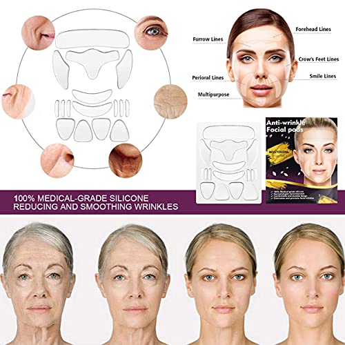 Reusable Silicone Anti-Wrinkle Facial Pads for Smooth Skin, 30 Count, Daily Use - Image 4