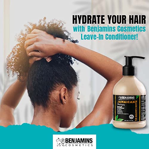 Benjamins Jamaican Black Castor Oil for Hair Growth 8oz Bottle - Image 6