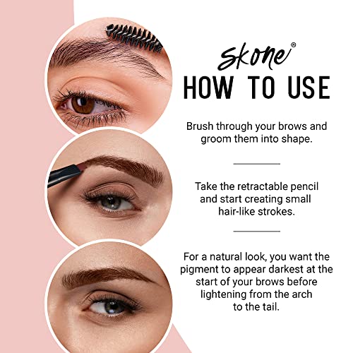 Clinique Soft Brown Eyebrow Pencil 0.3g Long-Lasting Natural Look - Image 4