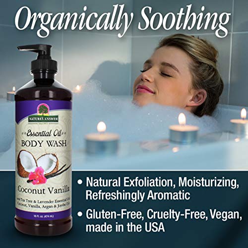 Coconut Vanilla Body Wash by Nature Love - Image 3