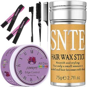 Extra Hold Beeswax Edge Control Gel for Sleek, Defined Hairstyles