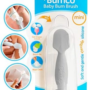 Baby cream brush for gentle application on baby?s skin.