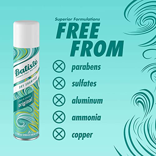 Batiste Anti Frizz Dry Shampoo 200ml for Silky Smooth, Manageable Hair - Image 3