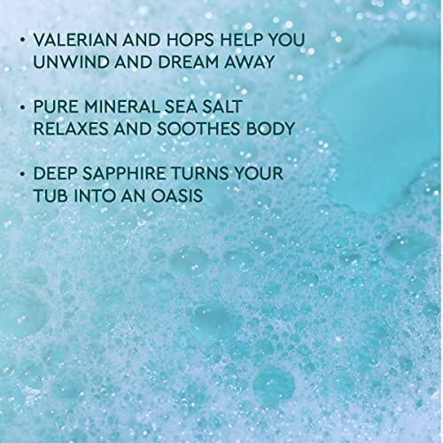 Blue Silk Bath Salt 100g Luxurious Calming Soak for Relaxation - Image 4