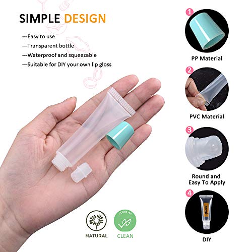 Moisturizing lip balm in blue tube. - Image 2
