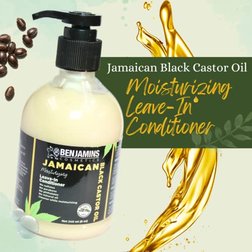 Benjamins Jamaican Black Castor Oil for Hair Growth 8oz Bottle - Image 4