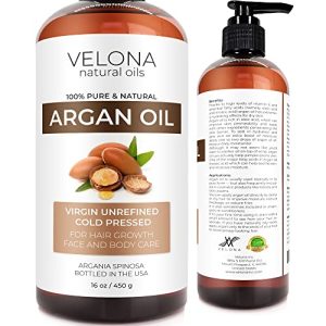 Pure Organic Argan Oil for Skin and Hair 4 oz Bottle