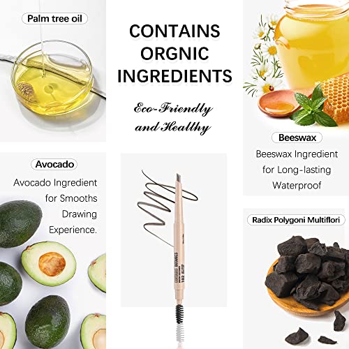 Beautycounter Clean Long-Lasting Brow Gel Natural Finish 0.15 oz All-Day Wear - Image 3
