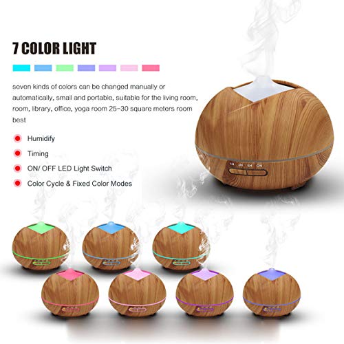 Olivetech 400ml Cool Mist Aroma Diffuser Humidifier for Home and Office New - Image 3