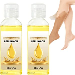 Complete skin peel for entire body.