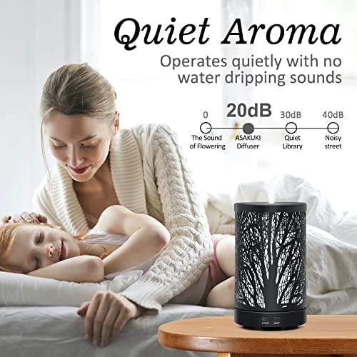 300ml Aromatherapy Essential Oil Diffuser with Adjustable Mist Settings for Spa Humidifier - Image 4