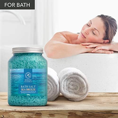 Calming Blue Bath Salts for Ultimate Relaxation and Rejuvenation 16 oz - Image 6