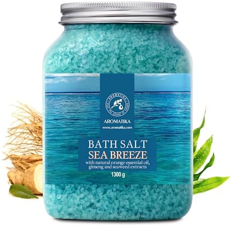 Calming Blue Bath Salts for Ultimate Relaxation and Rejuvenation 16 oz - Image 2