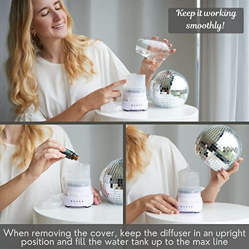 300ml Square Aroma Oil Diffuser and Humidifier for Home Office Use - Image 6