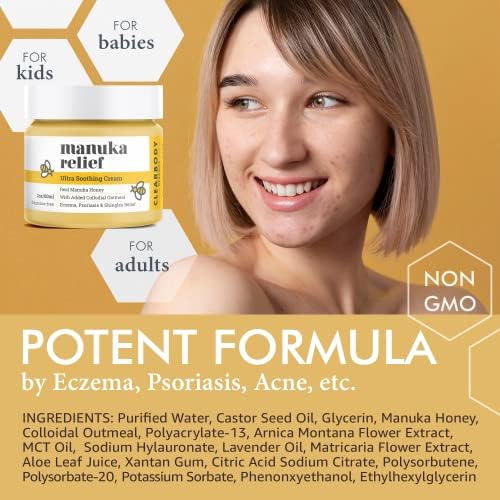 Gentle Eczema Relief Baby Cream with Natural Formula for Sensitive Skin - Image 3