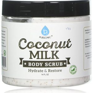 DIY Coconut Oil Body Scrub Kit 16 oz for Soft Smooth Skin