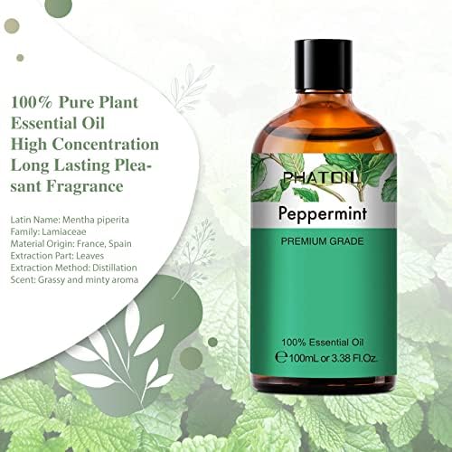 Pure Spearmint Essential Oil for Home Aromatherapy Diffusers 100ml - Image 2
