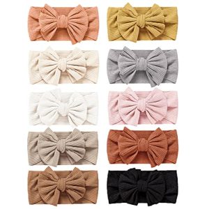 Cream headband for babies.