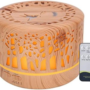 Wood Grain 300ml Aromatherapy Oil Diffuser for Home and Office