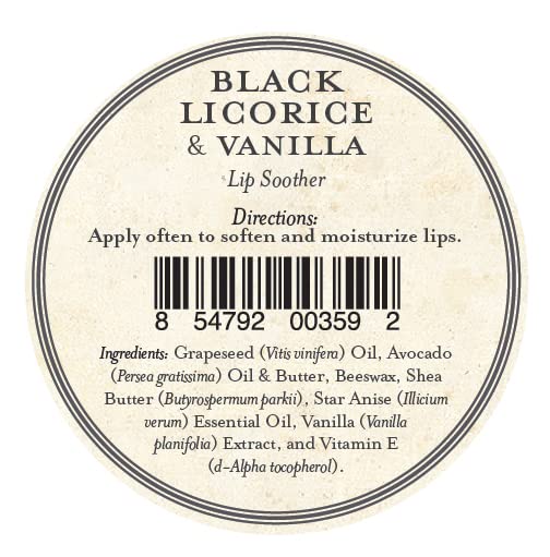 Black Licorice Scented Lip Balm for Intense Moisture and Protection - Image 2