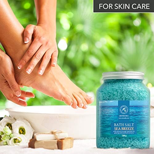 Calming Blue Bath Salts for Ultimate Relaxation and Rejuvenation 16 oz - Image 5
