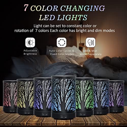 300ml Aromatherapy Essential Oil Diffuser with Adjustable Mist Settings for Spa Humidifier - Image 2