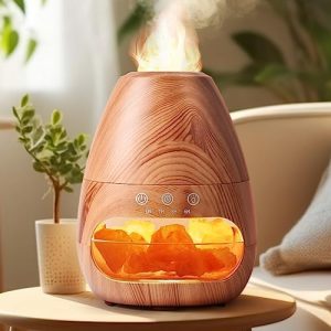 Bamboo Oil Diffuser Humidifier 300ml Capacity for Aromatherapy Moisture Use