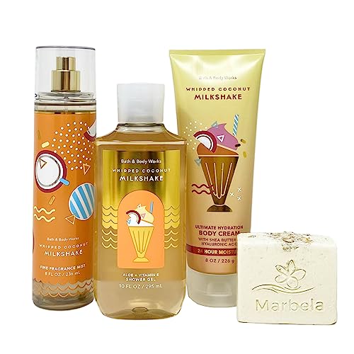 Bath & Body Works Coconut Shower Gel 10 fl oz for Soft, Refreshing Skin