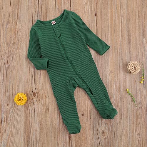 Soft Cream Baby Footie Pajamas for Ultimate Comfort and Style - Image 6