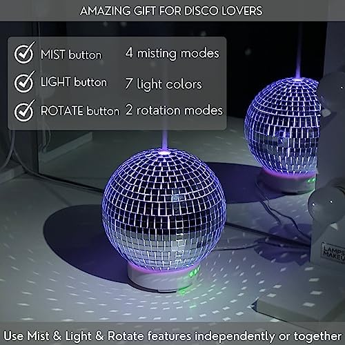 300ml Square Aroma Oil Diffuser and Humidifier for Home Office Use - Image 5