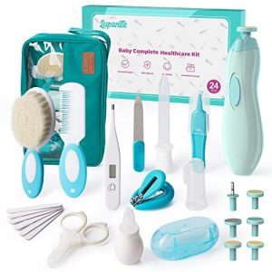 Infant nail care kit for pedicures.