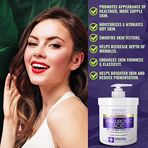 Hyaluronic Acid Rich Hydrating Body Cream 16oz - Image 6