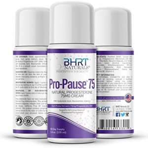 Progesterone slows aging process.
