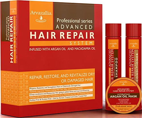 Nourishing Argan Oil Hair Repair Conditioner for Damaged Hair, 12 oz Bottle
