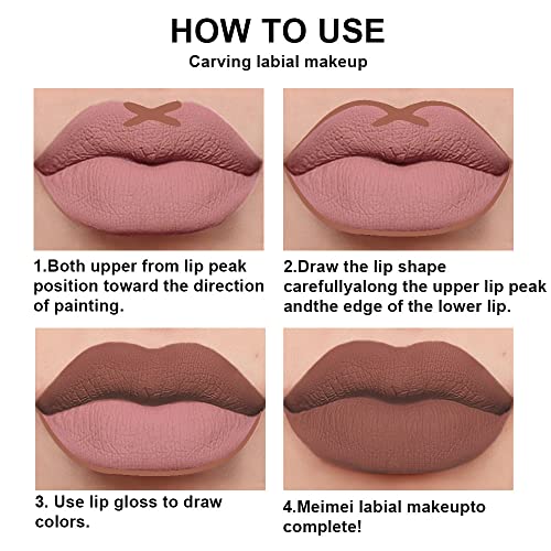 Australis Velourlips Matte Lip Cream Swatches Set Diverse Shades for All Skin Tones 6 Piece - Image 4
