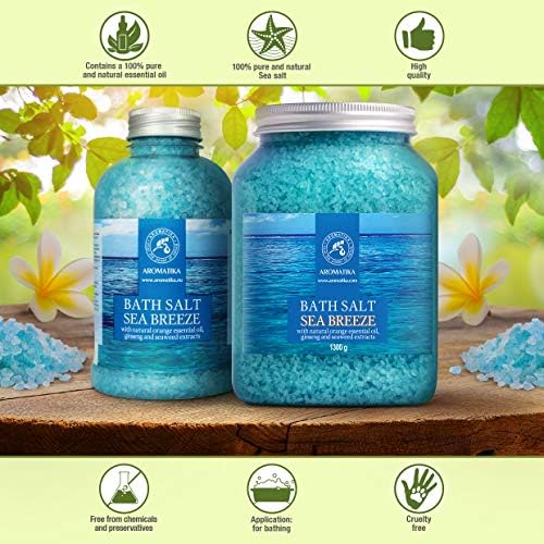 Calming Blue Bath Salts for Ultimate Relaxation and Rejuvenation 16 oz - Image 7