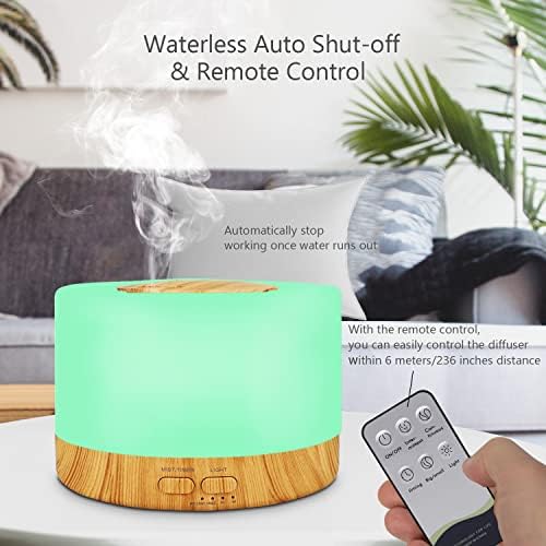 Sparoom Mysto 100ml Essential Oil Diffuser with Color Changing LED Lights - Image 5
