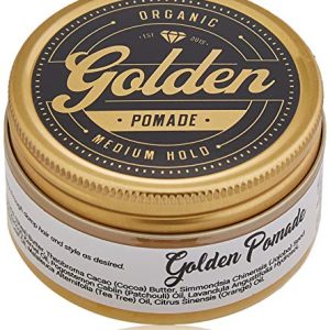 Argan oil and shea butter pomade for waves.