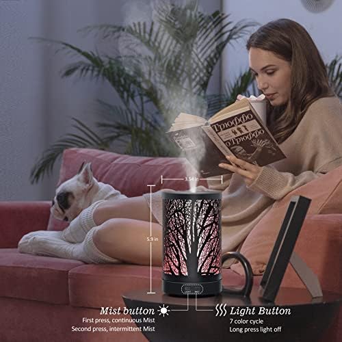 300ml Aromatherapy Essential Oil Diffuser with Adjustable Mist Settings for Spa Humidifier - Image 3