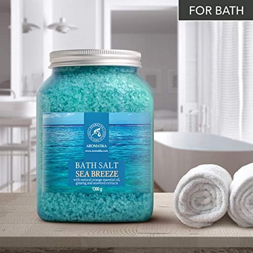 Calming Blue Bath Salts for Ultimate Relaxation and Rejuvenation 16 oz - Image 3