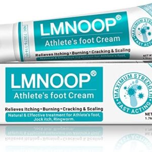 Foot cream for athlete?s foot relief.