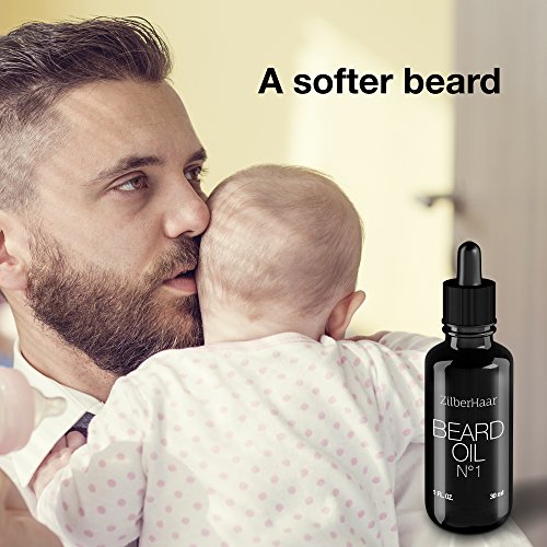 Nourishing Jojoba and Argan Oil Beard Oil 1 oz for Softer Facial Hair - Image 4