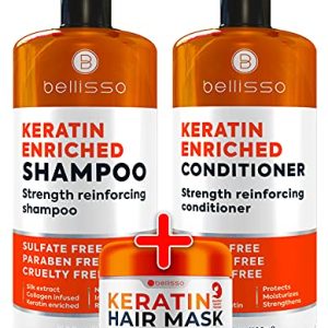 16 oz Argan Oil Keratin Shampoo for Stronger, Healthier Hair