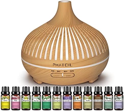 Aroma Aria Ultrasonic Essential Oil Diffuser for Modern Home 300ml Capacity
